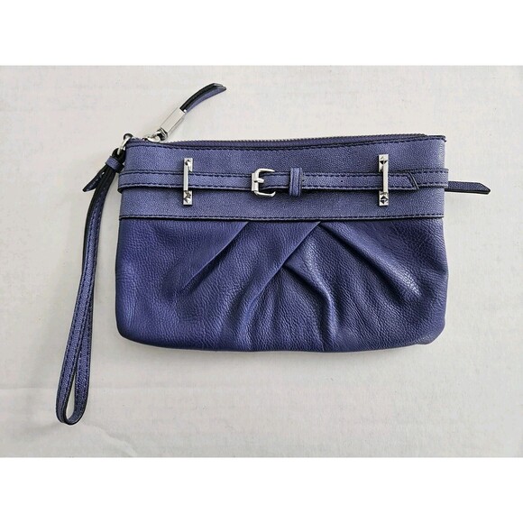 Simply Vera Wang Purple And Silver Medium Wristlet Nwot - Picture 1 of 9